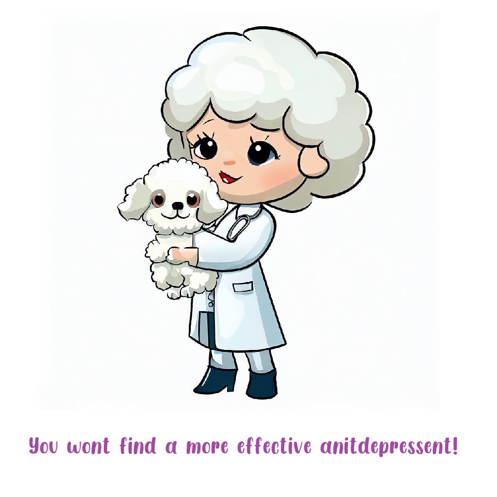 Bichon Frise Fun Memes - best antidepressant